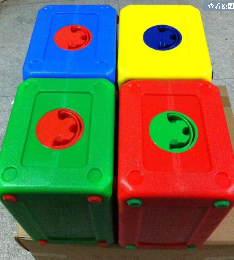 多功能塑料音乐凳音乐箱积木PVC六面体凳