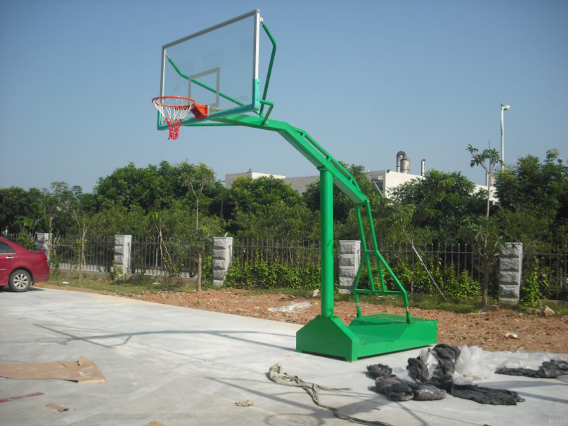 广西南宁悬臂移动款式篮球架出厂价