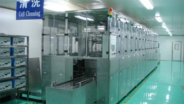 工业用华达全自动机械臂式TFT清洗机光学行业12槽超声波清洗机