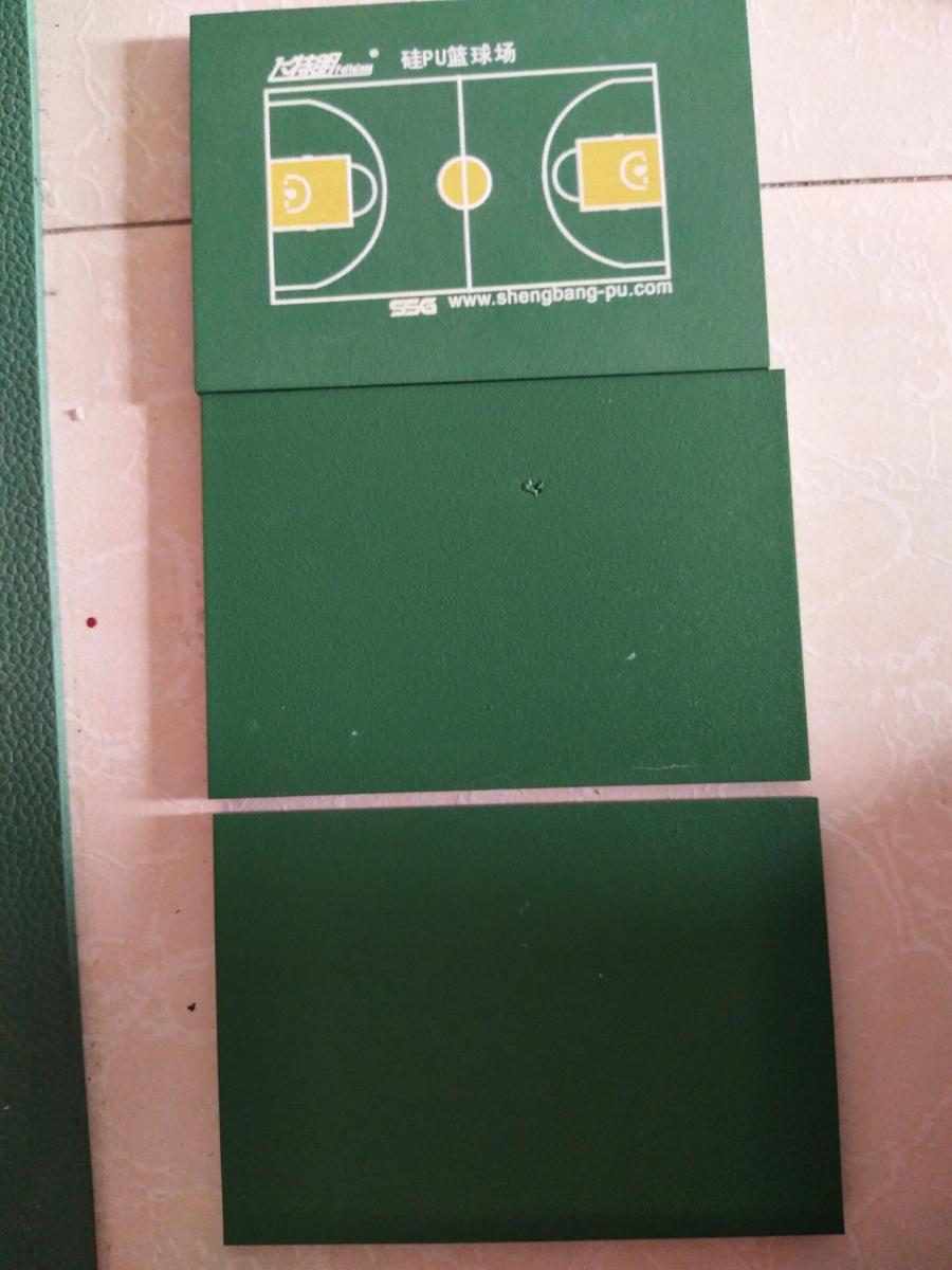 篮球场绿色的防滑地板胶－广西南宁球场地板胶厂