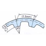 CNFULO伏龙同步带公制方齿T2.5 型(节距=2.50mm)模具规格表同步带传动的设计计算步骤/