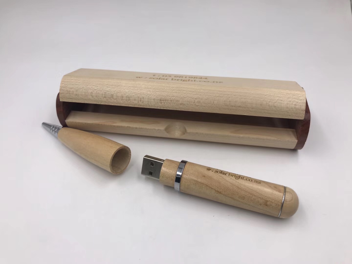 工厂直销木头笔U盘 环保材质木制U盘笔 工厂定制创意书写笔U盘