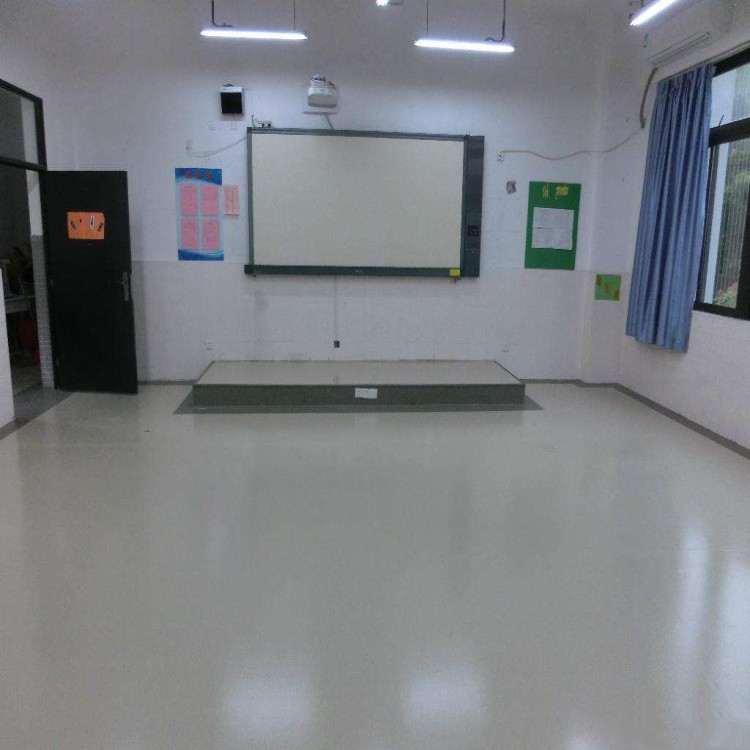 学校专用地板图片 学校专用PVC塑胶地板