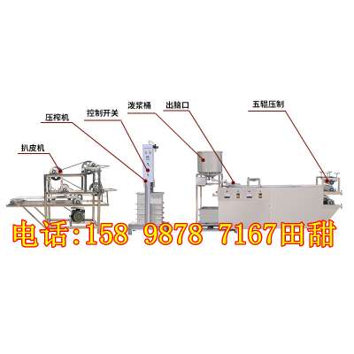 聊城豆腐皮成套加工设备批发厂家盛隆仿手工豆腐皮机子视频