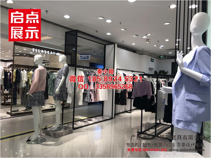 服装店招牌设计厂家 森马服装货架设计 7号衣库货架