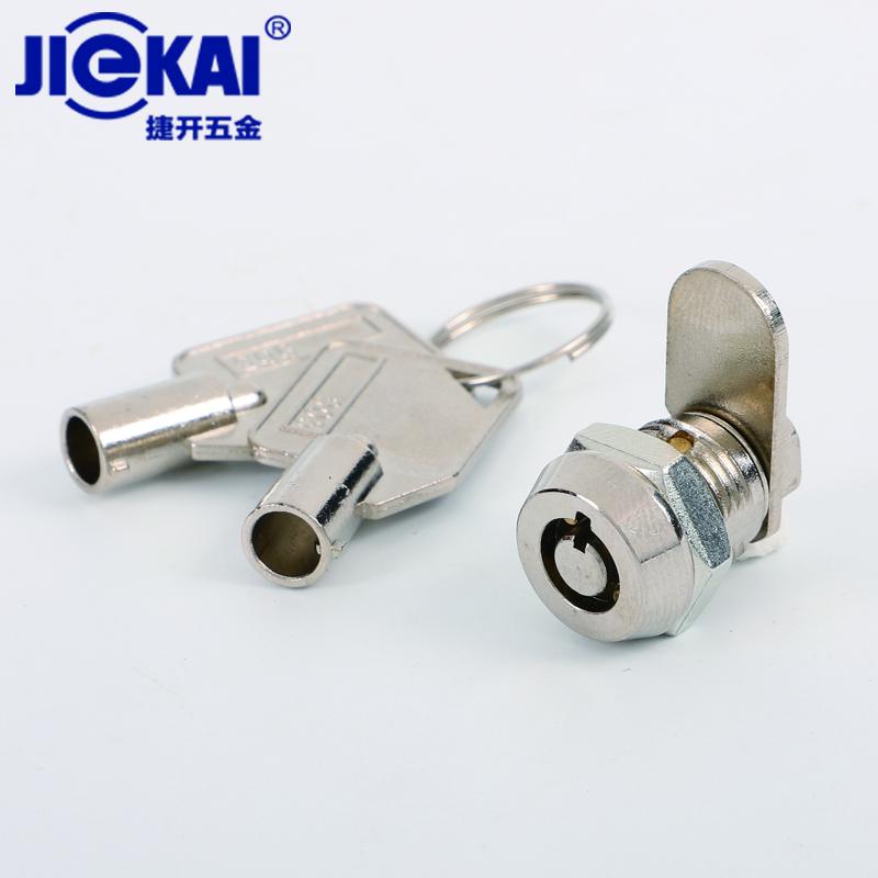 JK306开孔12mm锌合金转舌锁 广告箱锁 车载DVR锁 小锁