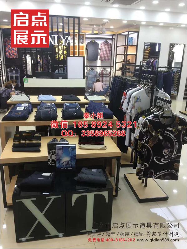 美邦货架 卖场陈列货架 服装加盟店 广州批发服装市场