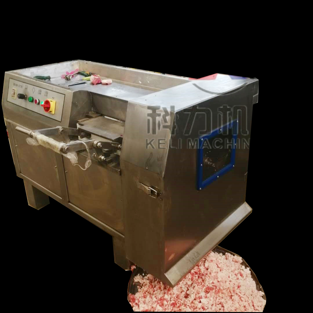 供应冻肉切丁机   牛肉猪肉羊肉切丁机  大型冻肉切丁机厂家