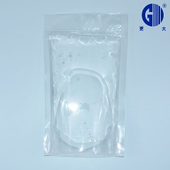工厂生产 食品包装袋 耐高温 塑料自封袋 透明自立拉链袋批发