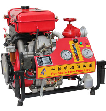 消防泵组 JBC5.0/8.6手抬式机动消防离心泵