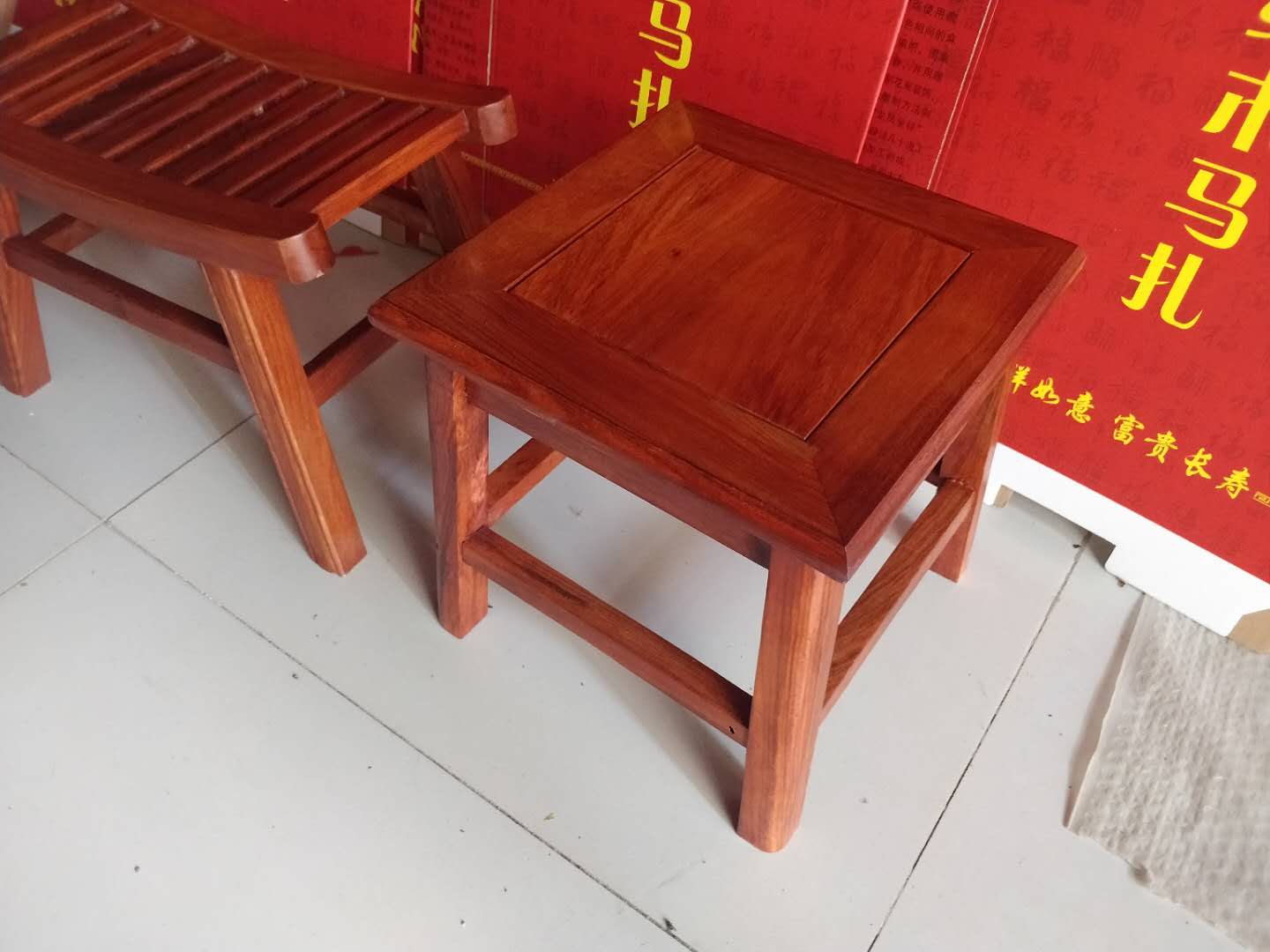 红木方凳圆凳鼓凳