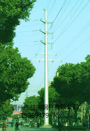 10kv18米转角钢杆 双回路10kv耐张钢杆