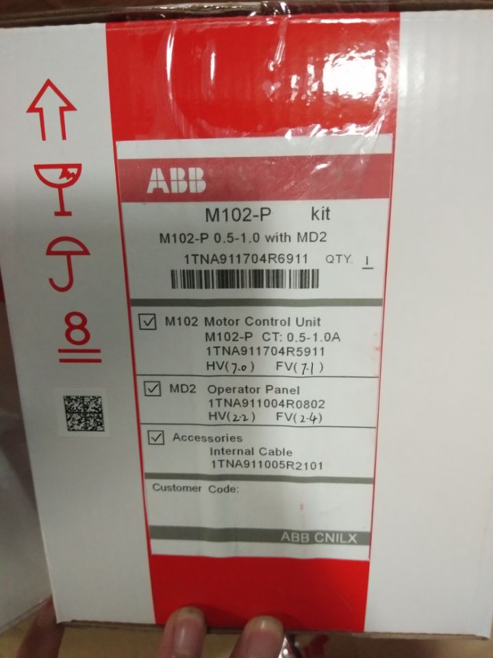 ABB 一整套专业化 M102-M with MD21 110VAC Motor Control U