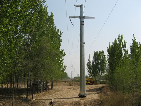 架空线10kv-35kv终端钢杆 双回路耐张钢杆 霸州市益瑞