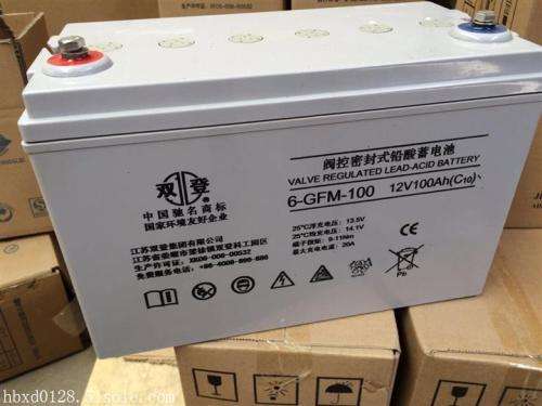 双登蓄电池12v100AH双登6-GFM-100现货报价