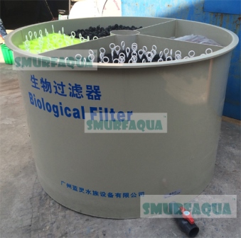 渔悦 广州循环水处理设备 圆形PP 生物滤池 BIOY150