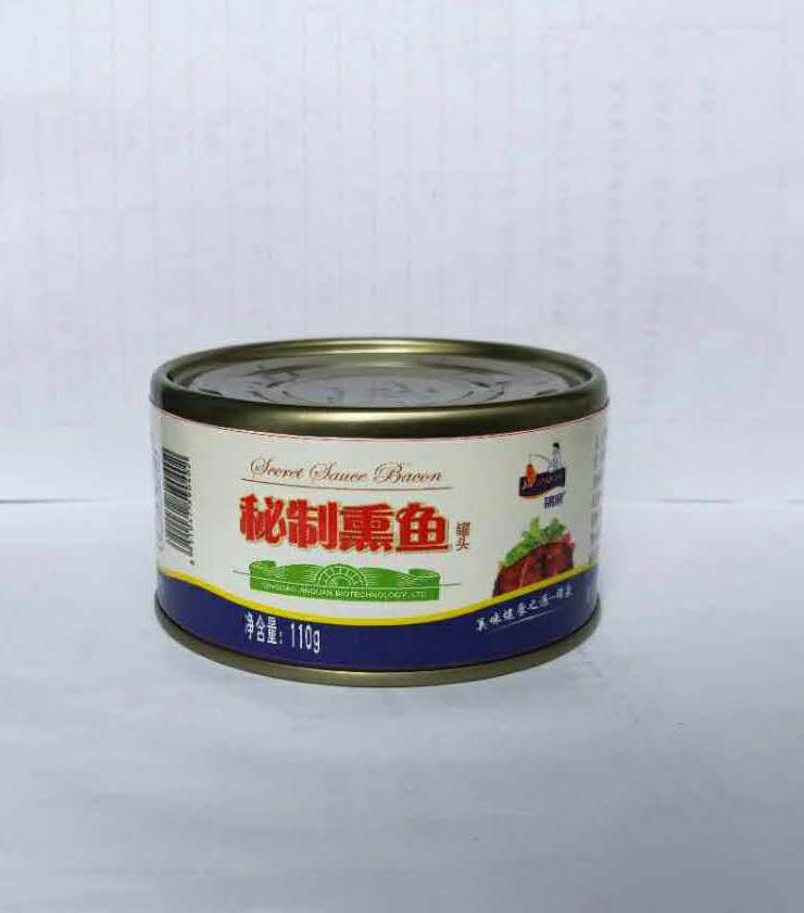 锦泉110g秘制熏鱼罐头青岛特产无添加剂即食休闲方便携带