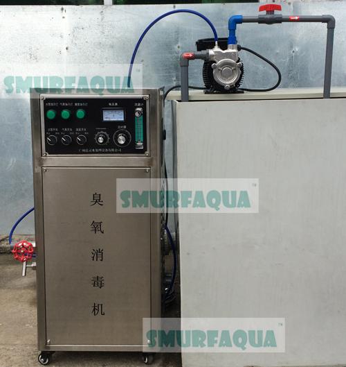 渔悦广州臭氧发生器与超微气泡发生装置套装高效杀菌器 去除氨氮亚硝酸盐