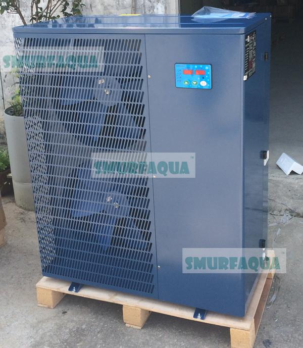 渔悦广州空气源热泵机组 超低温冷暖机 水处理恒温设备