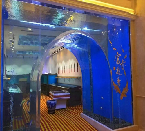 深圳酒店海鲜鱼池、贝类海鲜鱼池订做