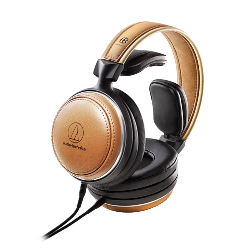  Audio Technica/铁三角 ATH-L5000限量版头戴式HIFI耳机皮碗皮革包覆木制动