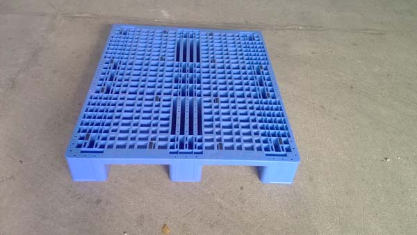 广州乔丰生产塑料地台板 1208九脚网格塑料托盘 平面周转塑料托盘
