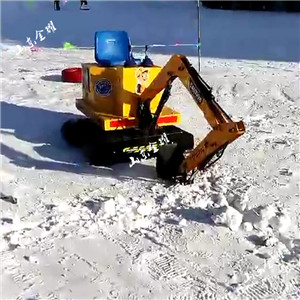 戏雪游乐设备 仿真儿童挖掘机 液压挖掘机