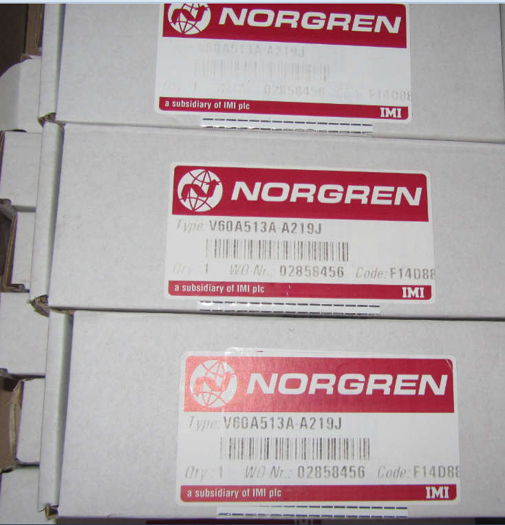 诺冠NORGREN电磁阀V60A513A-A219J原装全新正品现货