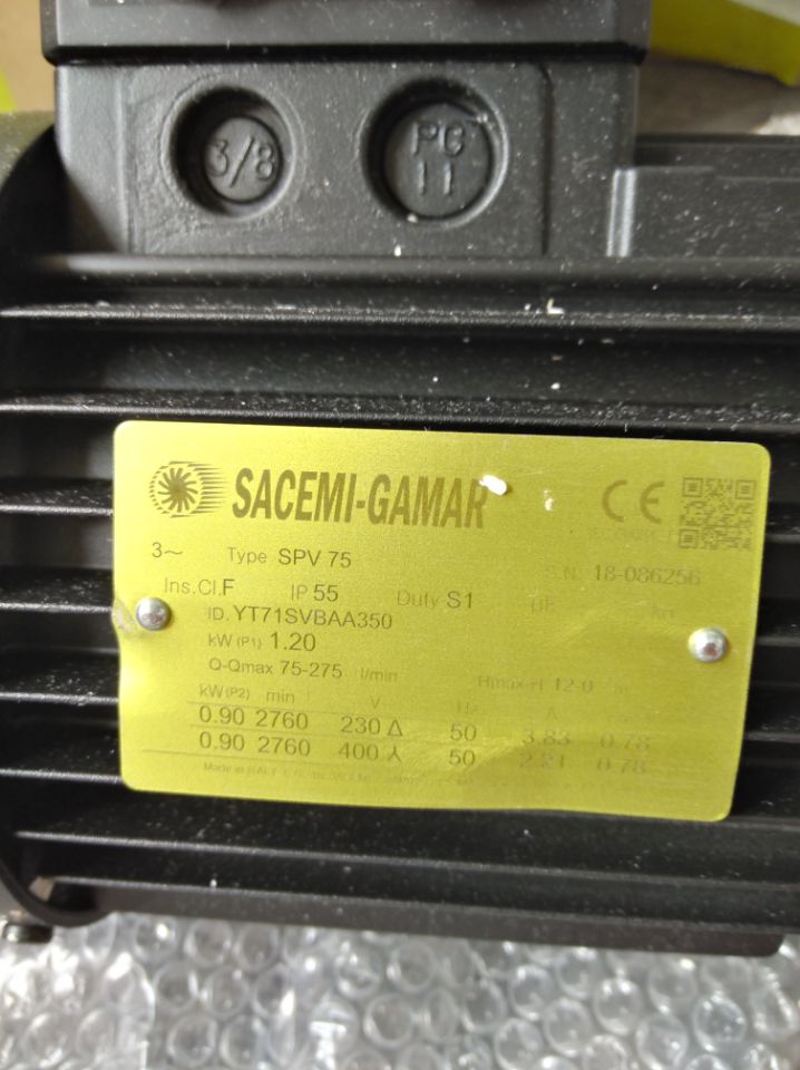 优势供应进口意大利SACEMI-GAMAR    SPV 100