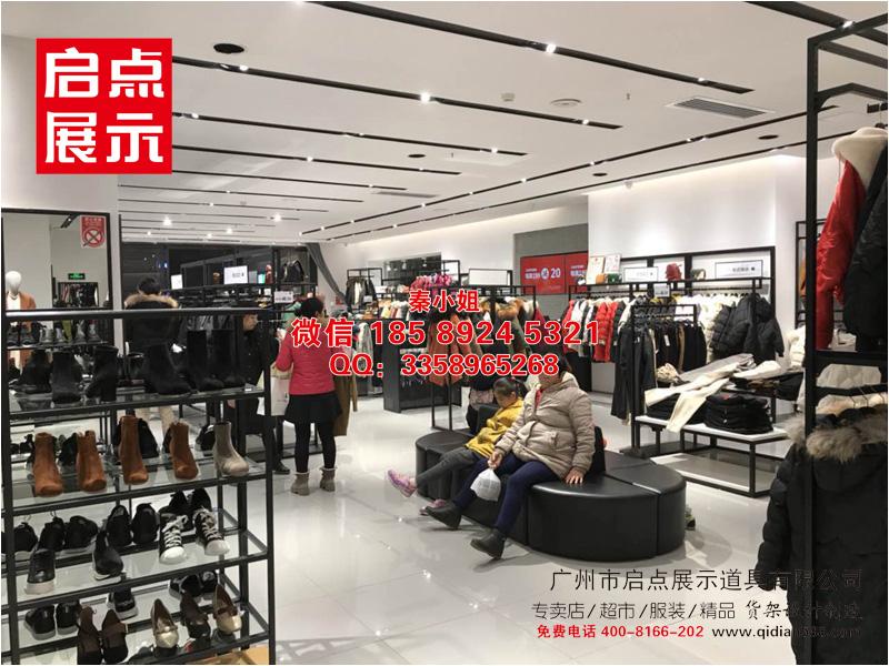 服装模特道具 男模女模童模 服装陈列货架布局设计效果图片