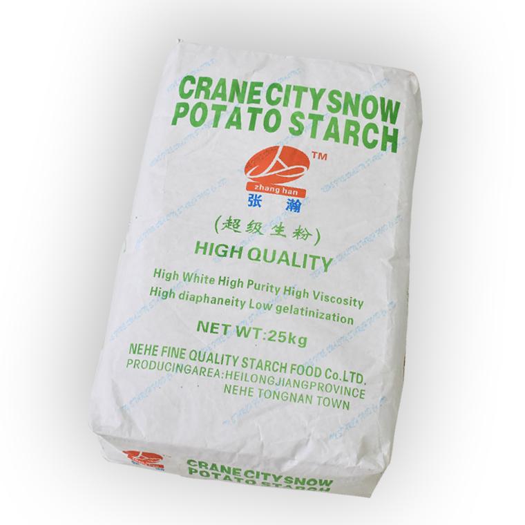 厂家直供25kg/袋高纯度马铃薯生粉