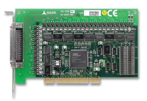 凌华数据采集卡PCI7258 32通道PhotoMos继电器输出和2通道隔离DI卡