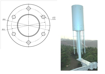 TN308超短波全向双锥天线