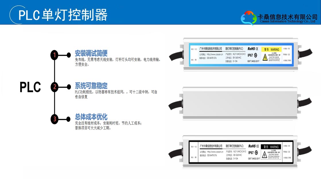 PLC单灯控制器