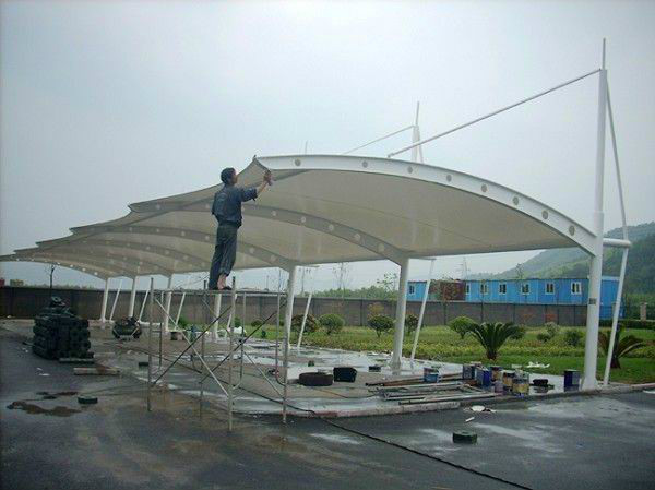 杨和膜结构雨棚搭建/顺德膜结构雨棚施工公司