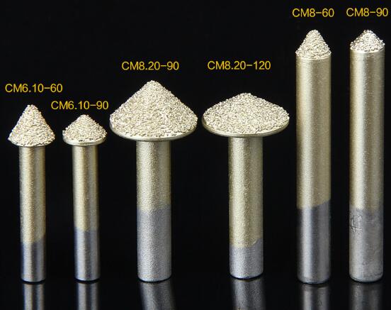 数控石材雕刻机刀具花岗岩墓碑刻字刀浮雕PCD金刚石雕刻刀