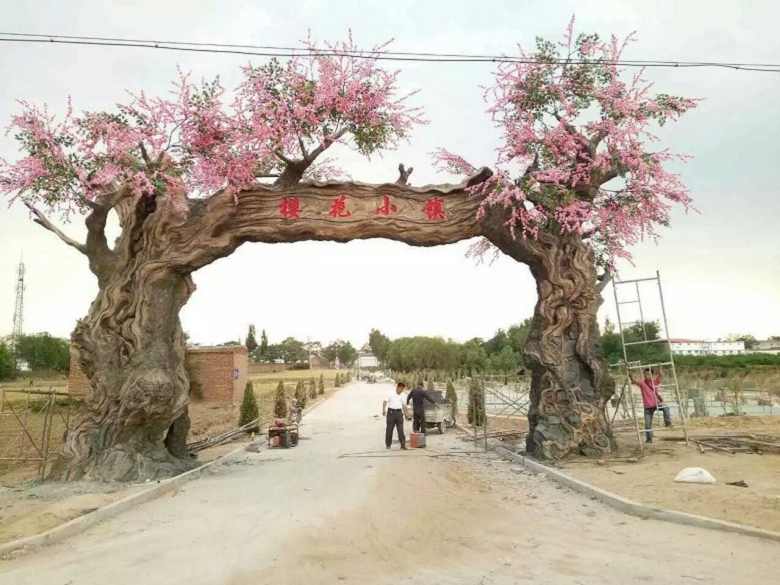 莱阳市水泥景观大门造价 莱阳市水泥景观大门生产