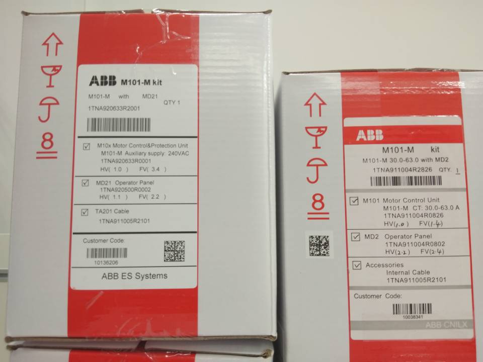 ABB M102-M with MD21 24VDC M101/M102马达保护器