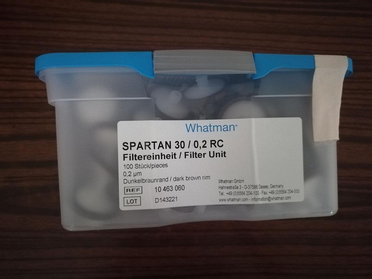 whatman Spartan 30mm针头式滤器HPLC认证针头式过滤器再生纤维素