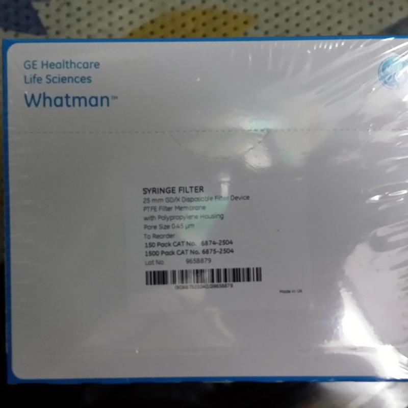 6874-2504GE Whatman GD/X 25多层针头式滤器（聚四氟乙烯）