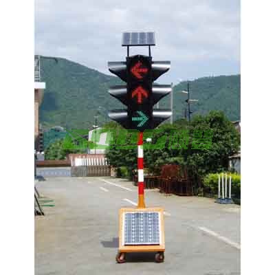 深圳立达LED移动信号灯 伸降太阳能移动红绿灯 驾校学校警示交通信号灯