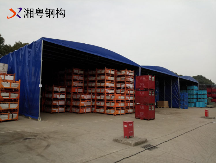 江门江海生产批发大型推拉雨篷大型推拉帐篷生产厂家