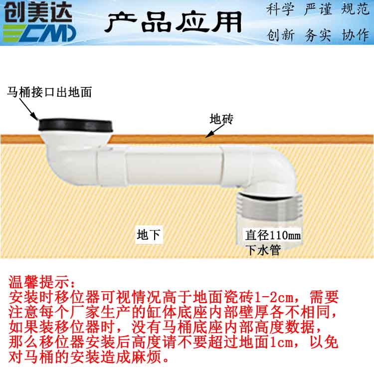 汕头坐便器转换接头管质量稳定肇庆普通马桶移位扁方管流水迅速