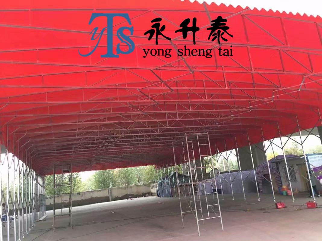 成都龙泉仓库帐篷移动仓库活动收缩雨棚大型物流帐篷汽车帐棚户外遮阳帐篷