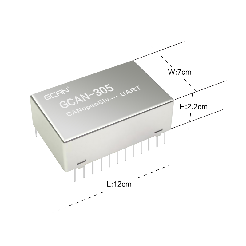 广成科技GCAN-305型can总线 io模块