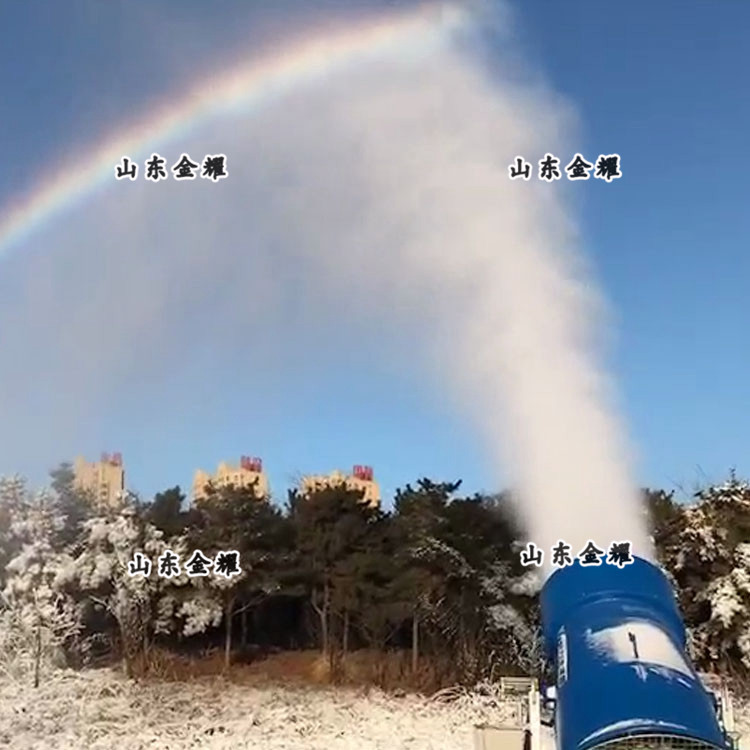 人工造雪机 滑雪场造雪机用法 什么雪质造出来的可以用