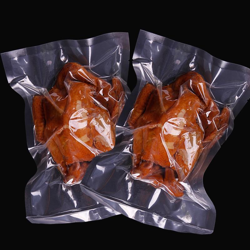 工厂加工透明烤鸭包装袋高阻隔耐高温塑料袋加厚真空袋