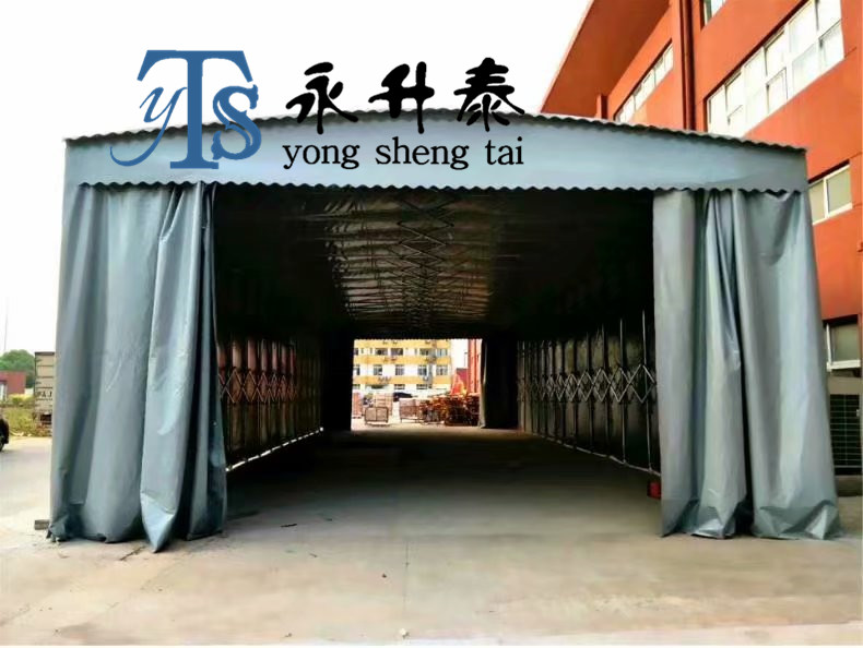 广汉工厂帐篷户外仓库帐棚电动帐篷活动式雨棚