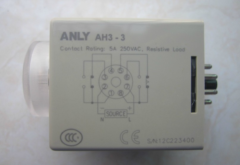 ANLY安良AH3-3限时继电器原装全新正品现货