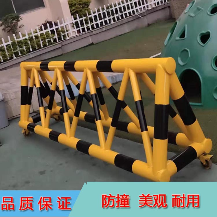 广州拦路带刺拒马护栏 中小学订制款 喷反光油漆安全警示